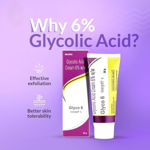 Glyco 6 <b>Glycolic</b> <b>Acid</b> <b>Cream</b> | For Dry Skin, Acne & Hyperpigmentation | 1.06oz(30gm) - Product Image 4