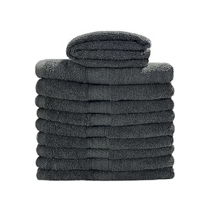 Wholesale Personalized <b>Luxury</b> Quick-Dry Compressed Knitted Soft Grey Cotton Set <b>Hand</b> Gym <b>Towels</b> for Bathroom - Product Image 1