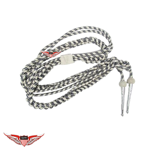 Cordones de hombro trenzados plateados tipo aiguillette, aiguillette retorcida con punta metálica plateada - Product Image 6