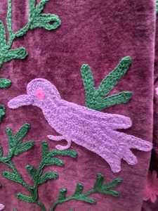 Winter Multicolor Suzani Embroidered <b>Velvet</b> ODM <b>Jacket</b> <b>Women</b> Breathable Handcrafted Artisan Custom Made - Product Image 6