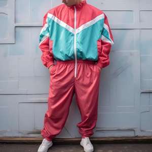 NESTA SPORTS Vente en gros – Ensemble survêtement homme personnalisé avec logo, veste pull et coupe-vent en nylon vierge 2 pièces - Product Image 4