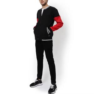 Chaqueta Varsity de Lona de Alta Calidad para Hombre, Mangas Largas, Largo Regular, Cuello Alto, Informal, para Exteriores, Invierno, Transpirable, Frente Liso - Product Image 4