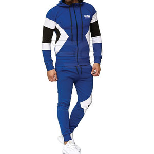 ชุดวอร์มมีฮู้ดซิปสำหรับผู้ชายสุดเทรนดี้ เหมาะสำหรับออกกำลังกาย วิ่ง เทรนนิ่ง ฟิตเนส จ็อกกิ้ง เนื้อผ้าเบาสบาย - Product Image 6