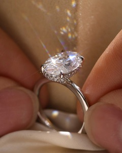 Anillos de Diamantes de Laboratorio de Lujo con Certificación IGI en Oro de 14K y 18K para Mujer, Joyería para Compromiso, Boda y Aniversario - Product Image 2