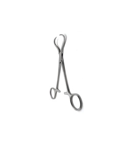 Pinzas de sujeción de huesos Lewin de acero inoxidable alemán, curvadas, dentadas, para reposicionamiento ortopédico - Product Image 2