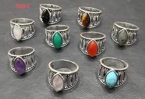 Imitation Bohemia Christian <b>Cluster</b> Rings Gold Plated Unisex Jewelry Wholesale Factory Price Gift - Product Image 4