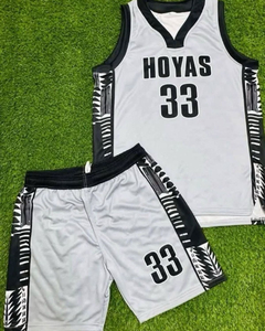 Uniforme de Baloncesto para Hombres y Jóvenes Adultos, 100% Poliéster y Spandex, Ropa Deportiva, Conjunto de Camiseta y Pantalones Cortos - Product Image 5