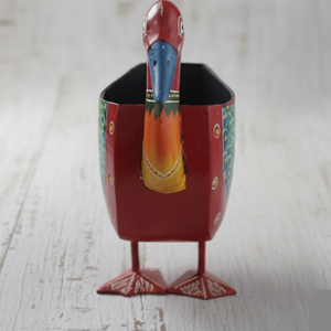 Pot de fleurs décoratif en forme de canard très demandé, idéal pour les petites plantes, les succulentes et les fleurs, pour la décoration intérieure, la terrasse, le bureau et le balcon, en gros - Product Image 5