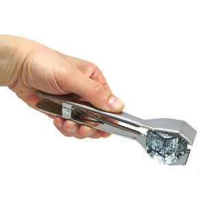 Pinzas para Cubitos de Hielo de Acero Inoxidable Plateadas en Plata, Hechas a Mano, Accesorios de Cocina y Bar, Pinzas para Cubitos de Hielo y Azúcar de Acero Inoxidable - Product Image 2