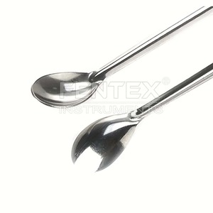 Cuchara de laboratorio de acero inoxidable de doble punta, espátula de laboratorio, cuchara de muestreo, espátula de mezcla - Product Image 4