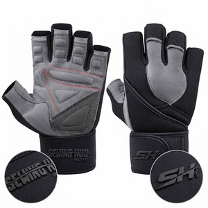 Luxury Performance Sportswear Men's Fitness Gloves Eco Friendly Indoor Outdoor Workout Use Fitness Gloves With Custom Logo - Product Image 3