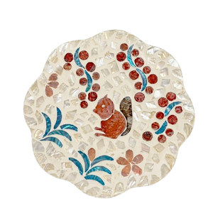 Natural Shell Charger Plate Boho Mother of Pearl <b>Placemat</b> for Coastal Wedding & Luxury Decor Storage - Product Image 1
