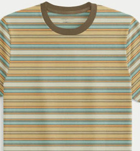 Wholesale High Quality 100% Cotton <b>Striped</b> <b>T</b>-<b>Shirt</b> O-Neck Yarn Dyed Vertical <b>Striped</b> <b>Men's</b> Casual Wear Tee <b>Shirt</b> 2026 - Product Image 4