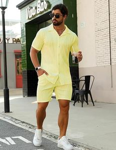 Men Summer <b>Knitted</b> Embroidered 100% Cotton Quick Dry Short Sleeve Custom Logo Joggers Suits <b>Set</b> Shirt and Short <b>Set</b> - Product Image 1
