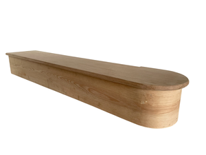 Marches et contremarches antidérapantes en bois massif de chêne blanc de 48 pouces – Pièces de escalier pour balcon, hôtel, villa, maison - Product Image 4