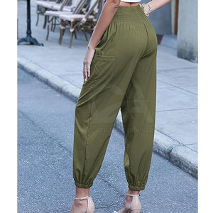 Women New Style Loose <b>Summer</b> <b>Pants</b> Mid Waist Casual Trousers Women Stretch Waist Comfortable <b>Summer</b> Trousers Soft Fabric - Product Image 5