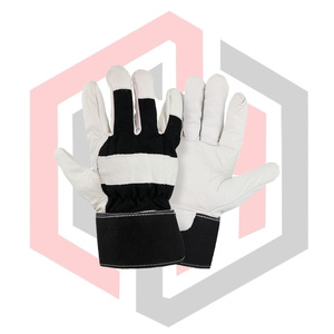 Calf Leather Rigger Working Gloves Tear Resistant Breathable Anti-static Anti-Impact <b>Fire</b> Fighting Anti-Cut Anti-Heat - Product Image 1