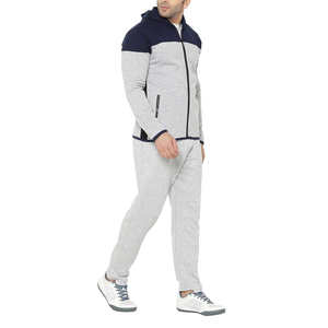 Survêtements de course légers et confortables pour hommes, style streetwear, motif uni, 100 % coton, grandes tailles, fermeture éclair, design 2-en-1, collection automne - Product Image 5