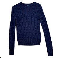 OEM Maßgefertigter Logo-Pullover Hochwertige 100% Baumwolle Damen-Sweater Lässiger Jumper Langarm Rundhals Gerippter Pullover