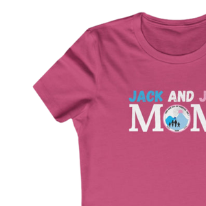 T-shirt rose vif à motif « Family Legacy » pour femme, design « Mom », en coton doux, manches courtes, col rond, vêtement décontracté pour tous les jours - Product Image 5