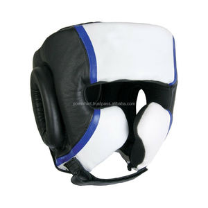 Casco de Boxeo Redondo de Cuero Unisex para Entrenamiento Profesional y Sparring, con Protección Facial Abierta para Seguridad Deportiva - Product Image 6