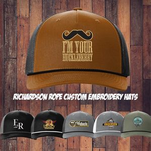 Richardson 112fpr bordado personalizado 2025 logotipo serigrafiado personalizado algodón poliéster gorras de camionero Denim personaje - Product Image 1