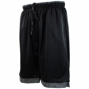 Pantalones Cortos de Baloncesto Casuales de Malla 100% Poliéster de Alta Calidad para Hombre, Transpirables, de Secado Rápido, Doble Capa, Tallas Grandes, Venta al por Mayor Personalizada - Product Image 2