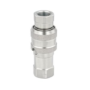 ข้อต่อไฮดรอลิกแรงดันสูงแบบเปลี่ยนได้ Parker Hannifin TC-371 พร้อมปลอกล็อค, วาล์วแบบ Poppet ขนาดตัววาล์ว 3/8 นิ้ว Parker - Product Image 2