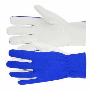 Gants de travail en cuir de chèvre de qualité supérieure, protection des mains pour la sécurité industrielle, durabilité, activités de plein air, usage intensif - Product Image 1