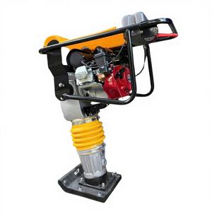 Compacteur à béton HGP 70 kg, moteur essence 4 temps 6,5 CV, plaque 280x300 mm, haute efficacité opérationnelle, 70 Nm - Product Image 1