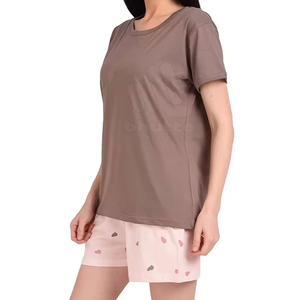 Conjuntos de Dos Piezas para Mujer, Moda Urbana, Color Personalizado, Estampado Sólido, Largo por Encima de la Rodilla, Buen Precio, Ropa Casual de Verano - Product Image 2