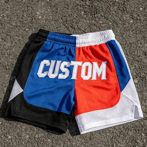 Shorts de sport respirants pour hommes, personnalisables, pour le basketball, la course à pied et la gym, avec poche zippée, séchage rapide - Product Image 1