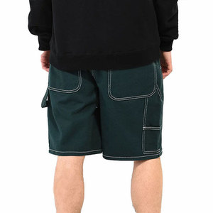 Pantalones Cortos Bermuda para Hombre, Cintura Media, Color Sólido, Material de Lona, Cintura Elástica, Estilo Casual, con Bolsillos, Diseño Transpirable - Product Image 2