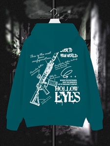 Modern Unisex Graphic Printed Hoodie Cotton Fleece Sweatshirt for <b>Men</b> Women Youth Fashion - Product Image 2