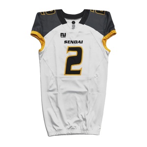 Diseño Gratuito de Camisetas de Fútbol Americano Personalizadas con MOQ Bajo, Impresión por Sublimación, Bordado, Técnica Tackle Twill Disponible - Product Image 1
