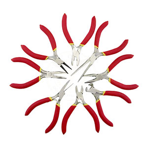 Stainless Steel Jewelry Making Mini <b>Plier</b> <b>Set</b> Hand Tool <b>Set</b> for Beading Jewelry Work and Repair Use Made in Pakistan - Product Image 1
