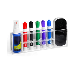 Promotional Personalized Acrylic <b>Pen</b> Holder Marker And <b>Eraser</b> Organizer Stand Display Desktop Decorative Girl <b>Pen</b> Holder - Product Image 1