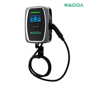 Borne de recharge murale pour véhicules électriques 7 kW avec équilibrage dynamique de la charge, Type 2, pour la recharge domestique en Europe - Product Image 4
