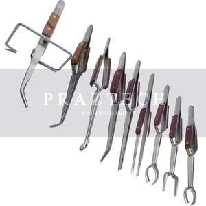 Juego de 9 Pinzas de Soldadura con Aislamiento Térmico y Autobloqueantes para Reparación de Relojes y Trabajos de Joyería - Product Image 2