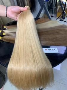 Queratina punta plana Pre Bond cabello humano crudo vietnamita precio al por mayor 100 gramos extensiones de cabello recto - Product Image 4