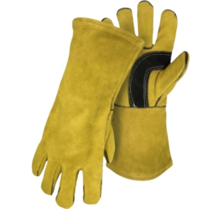Guantes de Soldadura de Cuero Reforzado de Alta Resistencia, Certificación CE, Anti-Corte, Antideslizantes, Retardantes de Llama, para Trabajo de Seguridad - Product Image 2