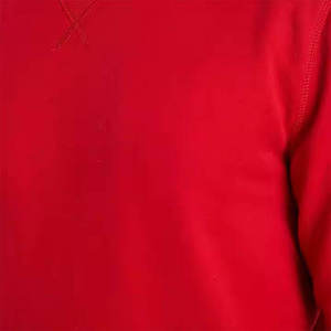 Sweat-shirt à col rond en coton rouge pour homme, coupe classique, couleur unie, manches longues, tricoté, décontracté, pour l'automne - Product Image 4
