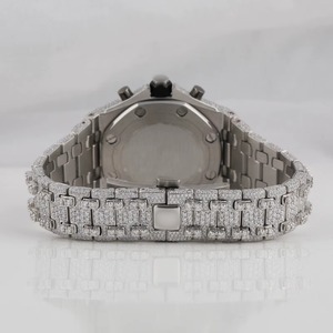 Reloj de Lujo con Diamantes Moissainte Calidad VVS1 con Movimiento Automático, Reloj de Diamantes para Hombre y Mujer, Reloj con Incrustaciones de Diamantes a la Moda - Product Image 5