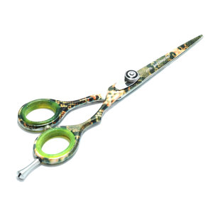 Tijeras de Corte de Pelo Seguras para Instrumentos de Belleza Profesionales, Tijeras de Pelo Rectas de Acero Inoxidable con Punta Redonda de Seguridad - Product Image 1
