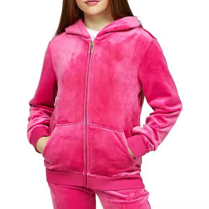 Productos de Moda 2025, Novedades, Conjuntos Deportivos de Felpa para Mujer, Cintura Media, Estilo Urbano, Sudadera Corta y Pantalones, 2 Piezas - Product Image 1