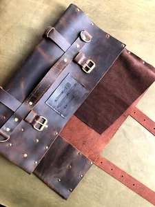 Sac de Chef en Cuir Pleine Fleur de Luxe, Robuste et Anti-Odeur, pour Couteaux, Étui de Voyage Professionnel pour Cuisine LBKR-0051 - Product Image 3