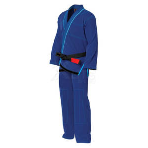 High Quality Stretch Martial Arts Wear Jiu Jitsu <b>Kimono</b> BJJ Uniform for <b>Men</b> Designed for Comfort Strength Flexibility Front Logo - Product Image 3