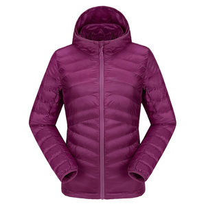 Chaqueta de Invierno para Mujer, Impermeable, Cortavientos, Transpirable, Ecológica, de Pana, con Logotipo, Ligera, con Capucha, Relleno de Algodón, con Detalles Desmontables - Product Image 1