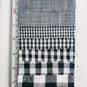 Tissu tissé 100 % coton à carreaux de 6 mm pour chemises et robes d'enfants, à carreaux et rayures teints en fil - Product Image 6