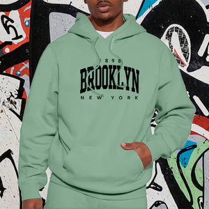 Sudadera con Capucha de Punto Grueso para Invierno - 100% Poliéster Ecológico, Sudaderas Personalizadas de 415 Gramos, Corte Regular, para Hombre - Product Image 4